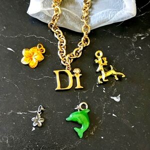 NWOT Charm Bracelet and 4 Separate Charms